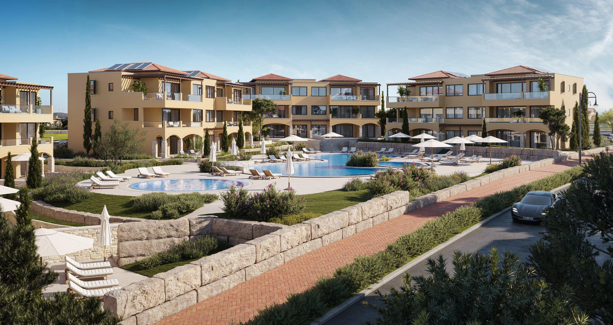 Престижная резиденция рядом с полем для гольфа и спа-центром, Пафос, Кипр